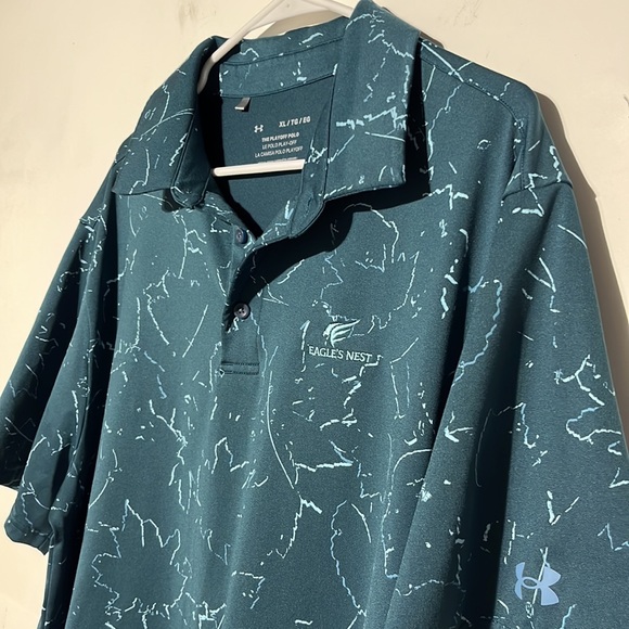 Under Armour Men’s The Playoff Polo Blue Note/Pale Moonlight Size XL - Picture 6 of 8